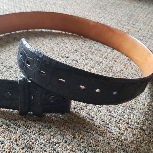 1940\'S Crocodile Belt. Wide Scales/Wide Belt.